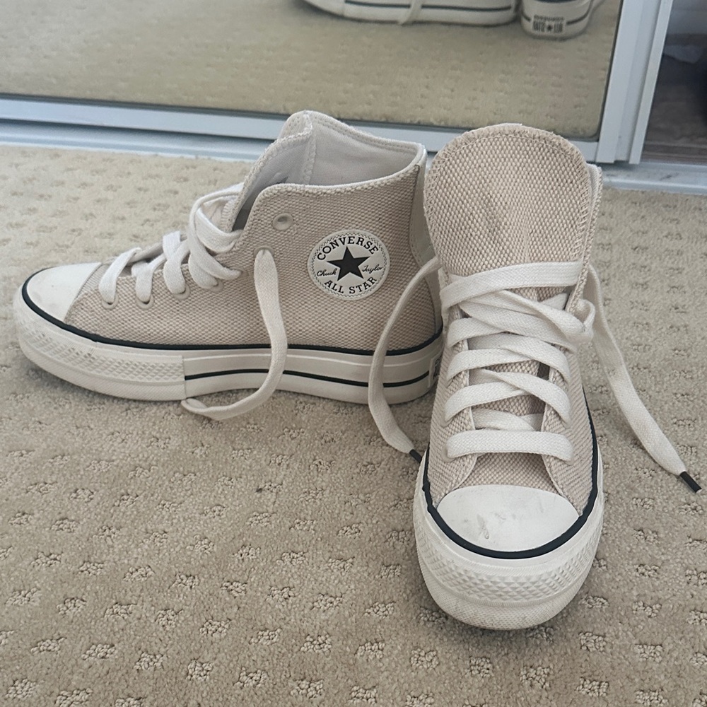 Converse women’s High-Top Sneakers - Cream